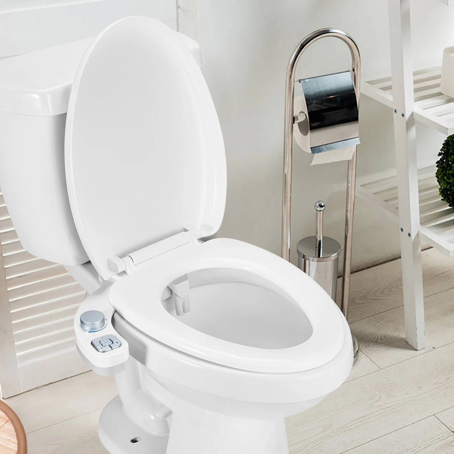 Bidet Toilet Seat Attachment Toilet Bidet Sprayer Ultra-Thin 3 Funtions Ass Bidet Shower Hygienic Wash For Bathroom