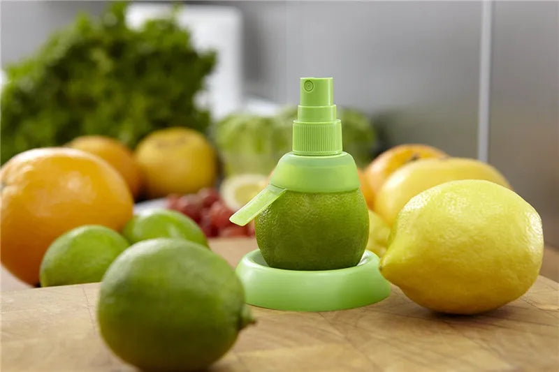 Lemon Citrus Sprayer Holder Plate Screw Lock and Pump Top 3 Piece Kitchen Cooking Tool 8CM/10.5CM