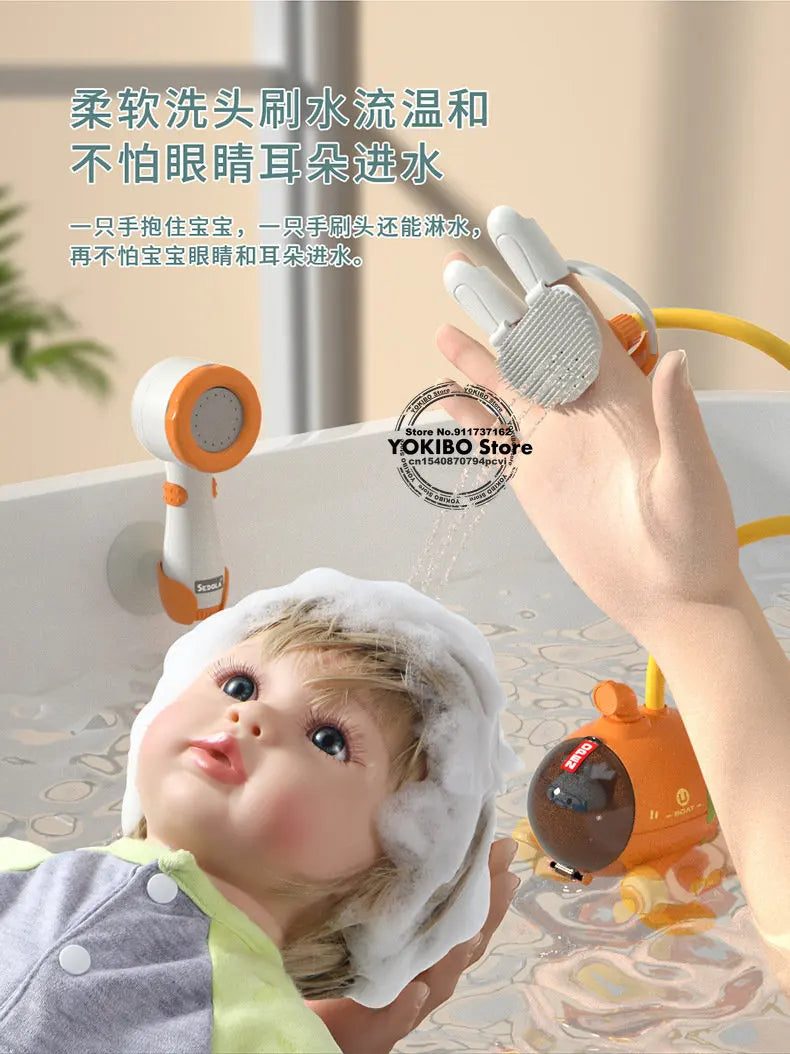 Baby Bath Toy for Kids Submarine Shower Toys Water Toys Spray Water Toys for Kids Baby Shower Set Bathtub Toy Baby Water Toys