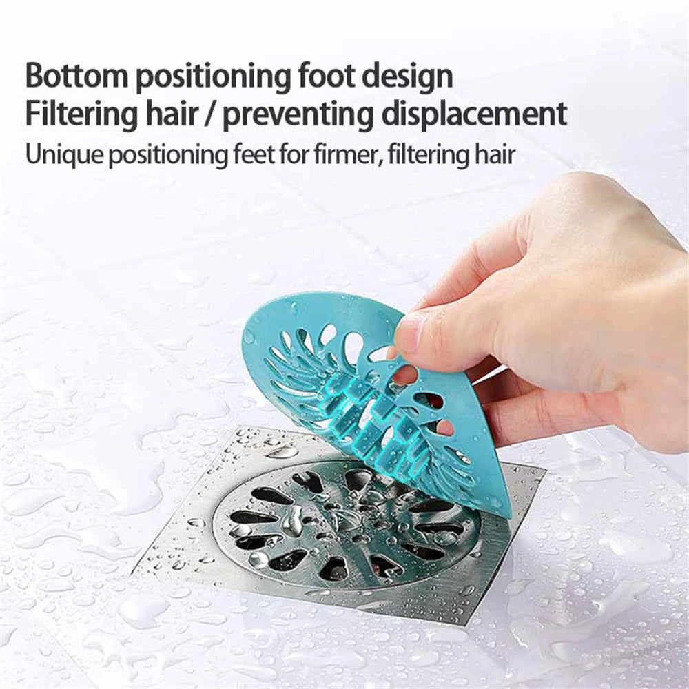 Silicone Hair Stoppers Catchers Kitchen Sink Plug Shower Filter Drain Cover Stopper Sink Strainer Drainer Bathroom Accessories