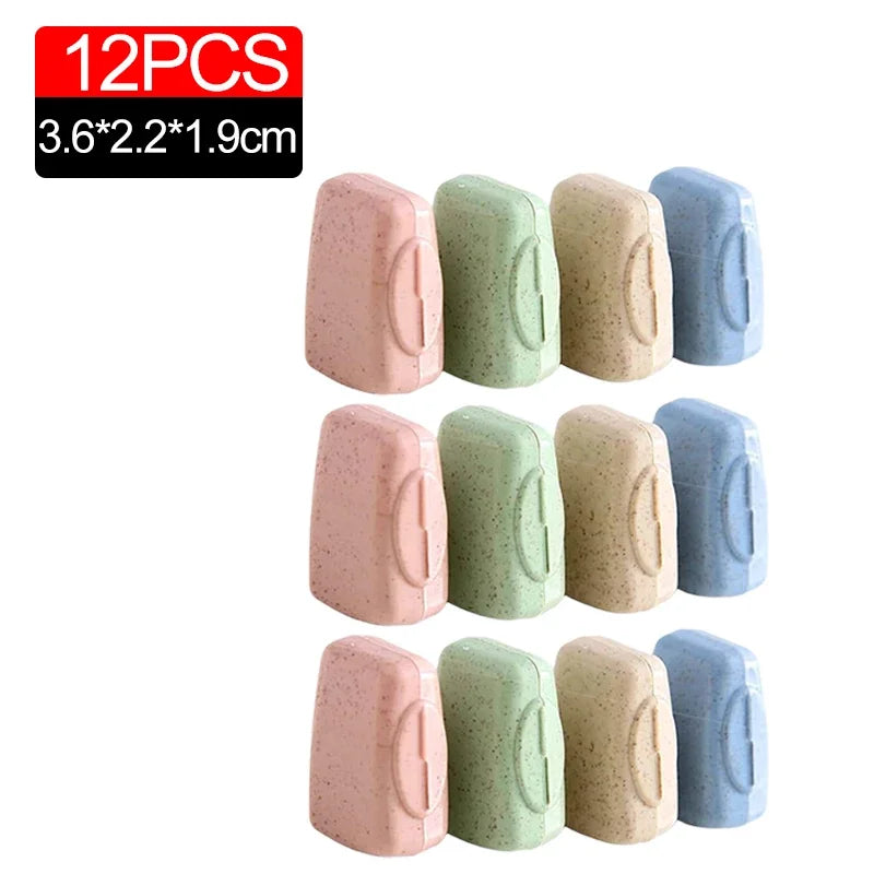 Toothbrush Head Cover Caps Portable Tooth Brush Holder Protector Case for Travel Outdoor Camping Bathroom Organizer