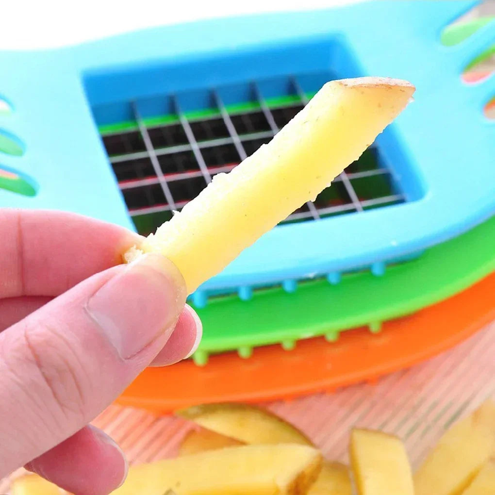 Potato Cutter Gadgets Potato Chip Stainless Steel Vegetable French Fry Chopper Chips Making Tool Kitchen