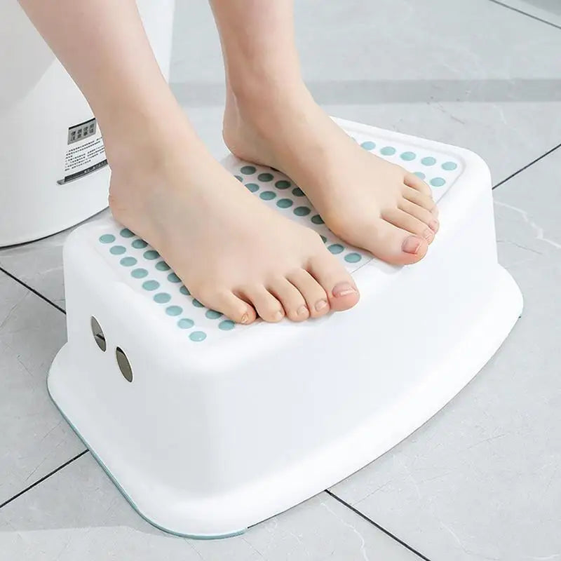 Toilet Stool Durable Bathroom Potty Step Stool Non slip Ergonomic and Stable Squatting Stools