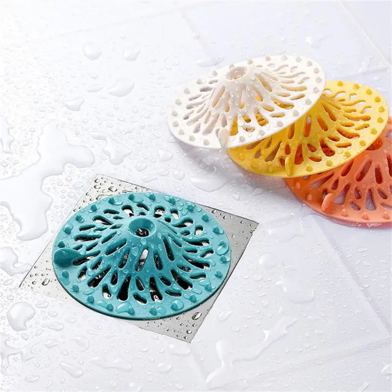 Silicone Hair Stoppers Catchers Kitchen Sink Plug Shower Filter Drain Cover Stopper Sink Strainer Drainer Bathroom Accessories