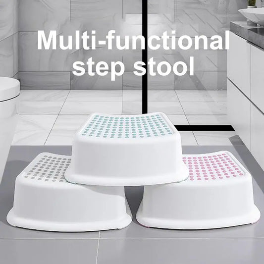 Toilet Stool Durable Bathroom Potty Step Stool Non slip Ergonomic and Stable Squatting Stools