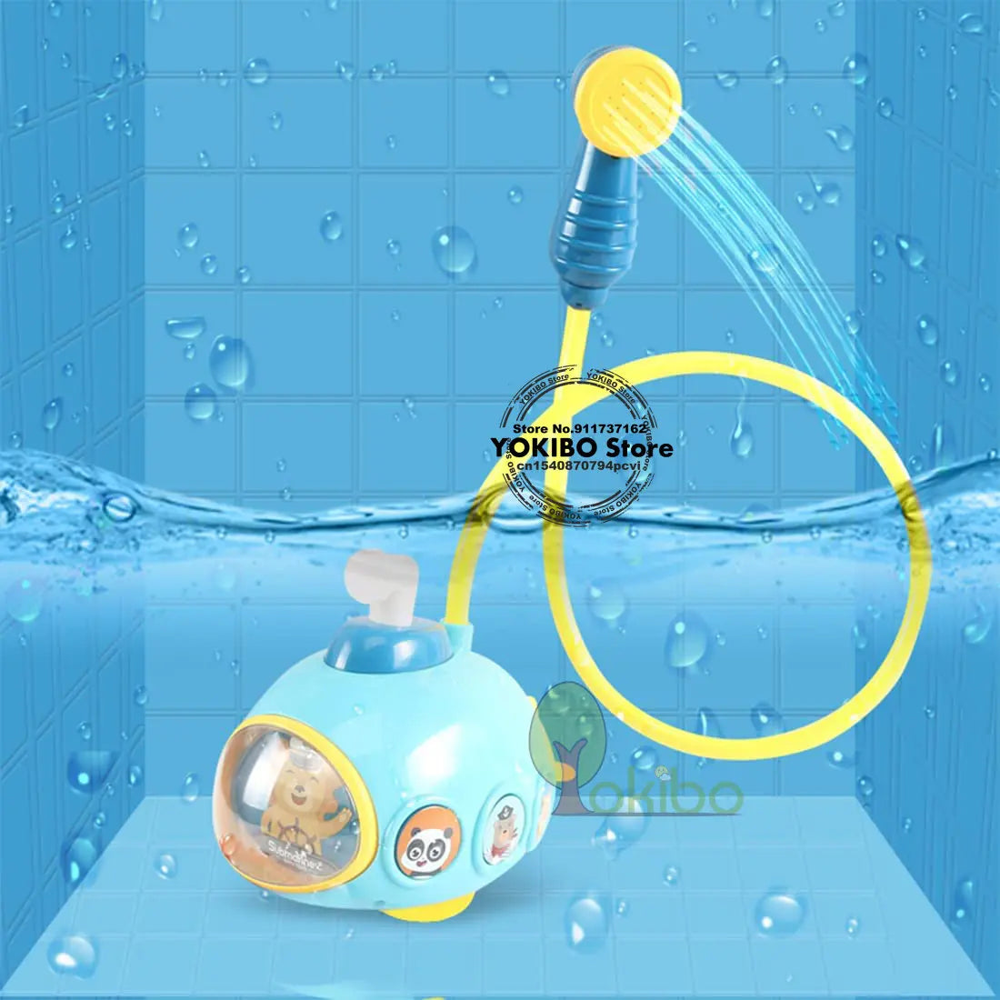 Baby Bath Toy for Kids Submarine Shower Toys Water Toys Spray Water Toys for Kids Baby Shower Set Bathtub Toy Baby Water Toys