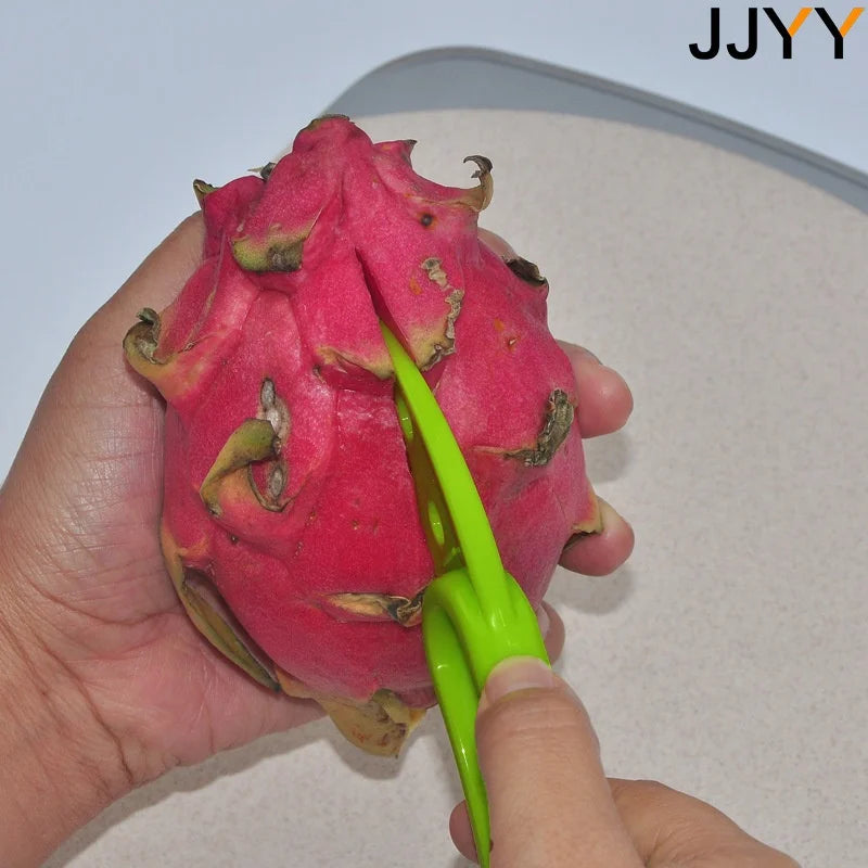 JJYY 3 In 1 Avocado Slicer Shea Corer Butter Fruit Peeler Cutter Pulp Separator Plastic Knife Kitchen Vegetable Tools