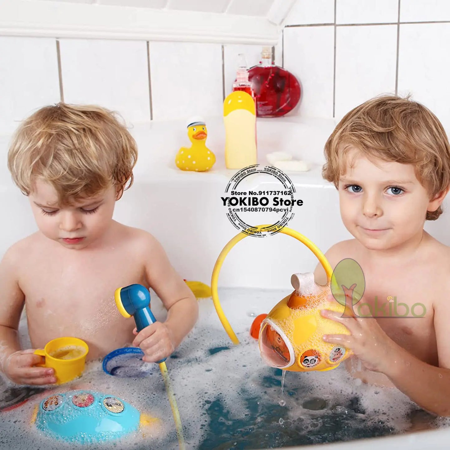 Baby Bath Toy for Kids Submarine Shower Toys Water Toys Spray Water Toys for Kids Baby Shower Set Bathtub Toy Baby Water Toys